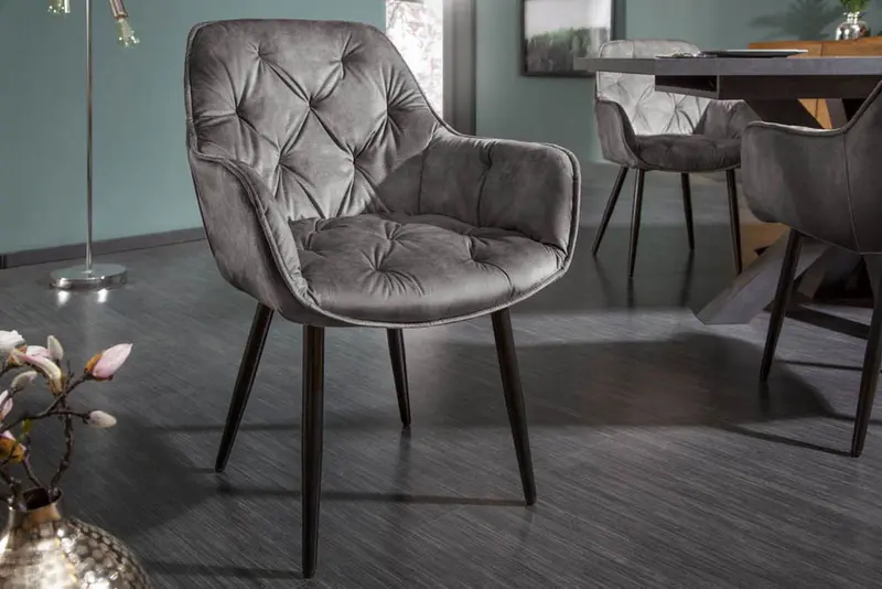 KRZESŁO MILANO SZARO - ZIELONE / 41180 / INVICTA INTERIOR