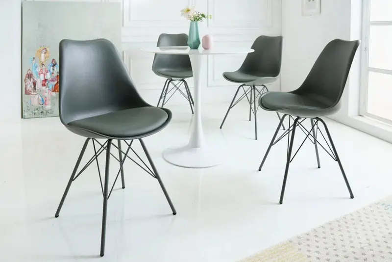 KRZESŁO SCANDINAVIA SZARE / 42035 / INVICTA INTERIOR