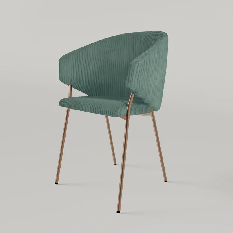 Krzesło Throne Cord Copper - Morskie