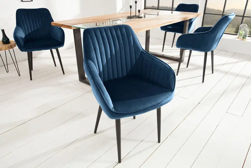 KRZESŁO TURIN NIEBIESKI / 39527 / INVICTA INTERIOR