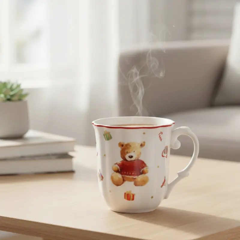 Kubek z motywem misia, BAILEY, 350 ml