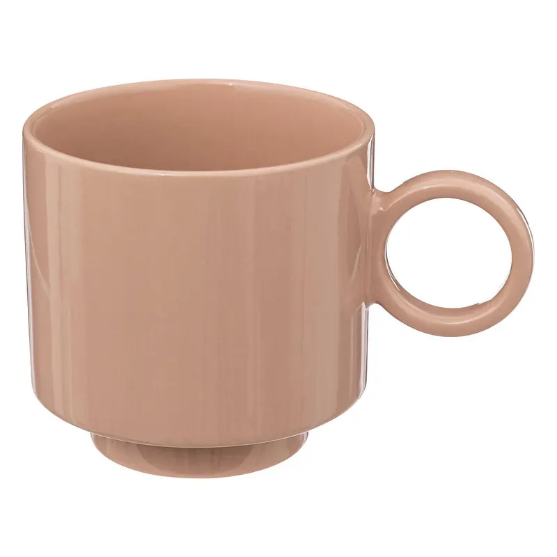 Kubek z okrągłym uchem RETRO, 380 ml