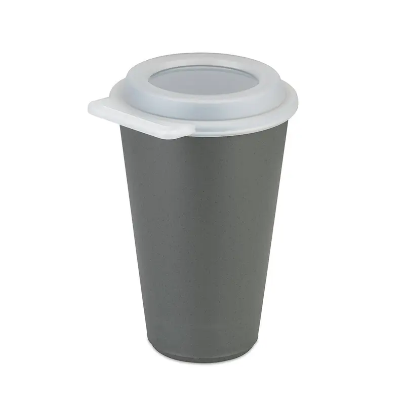 Kubek z pokrywką wielokrotnego użytku, 400 ml
