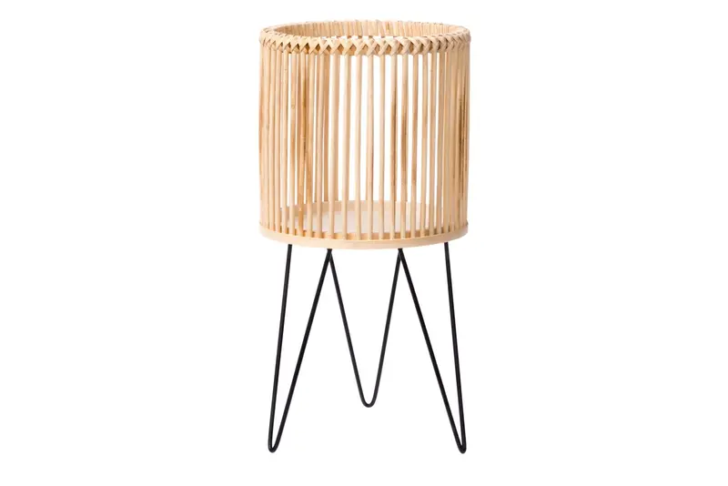 Kwietnik z rattanu, 21 x 42 cm