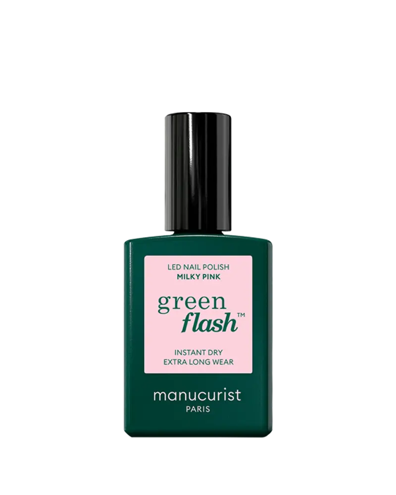 Lakier do paznokci LED Green Flash - Milky Pink