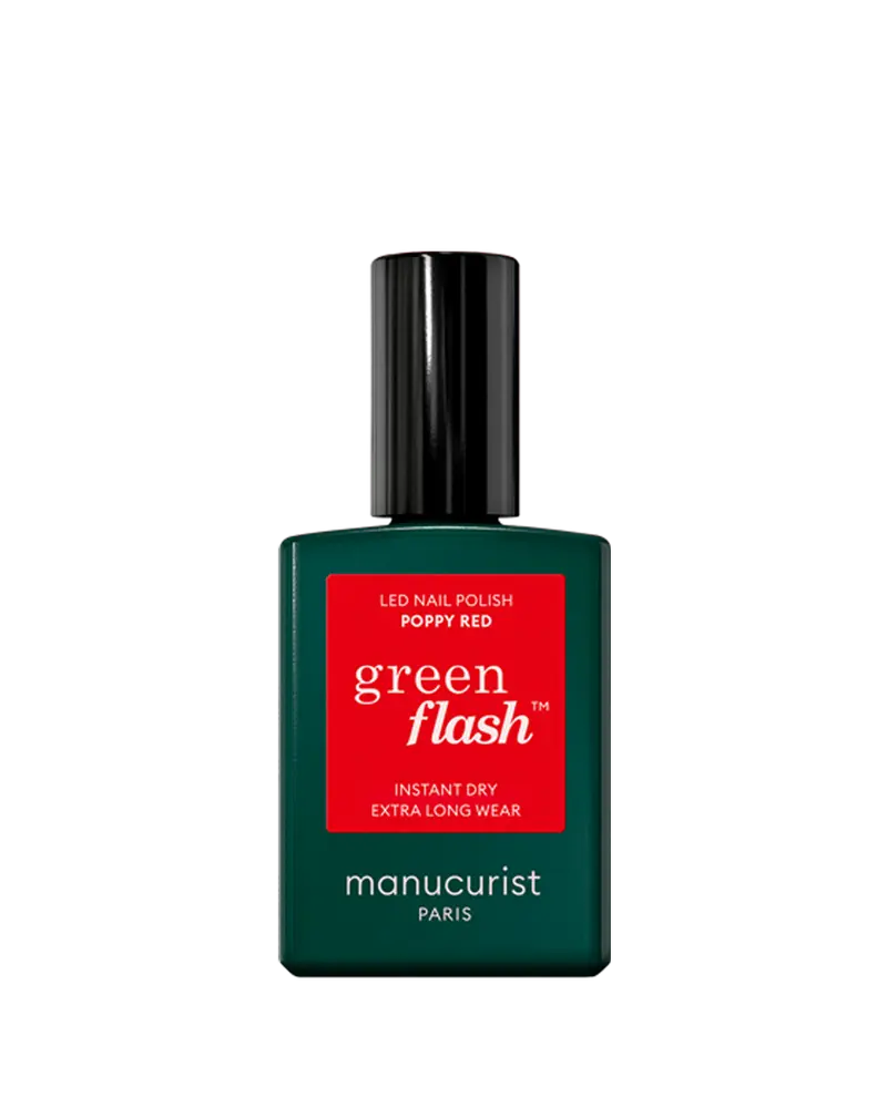 Lakier do paznokci LED Green Flash - Poppy Red