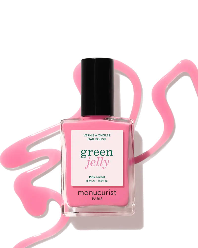 Lakier do paznokci Pink Sorbet Green Jellies 15 ml