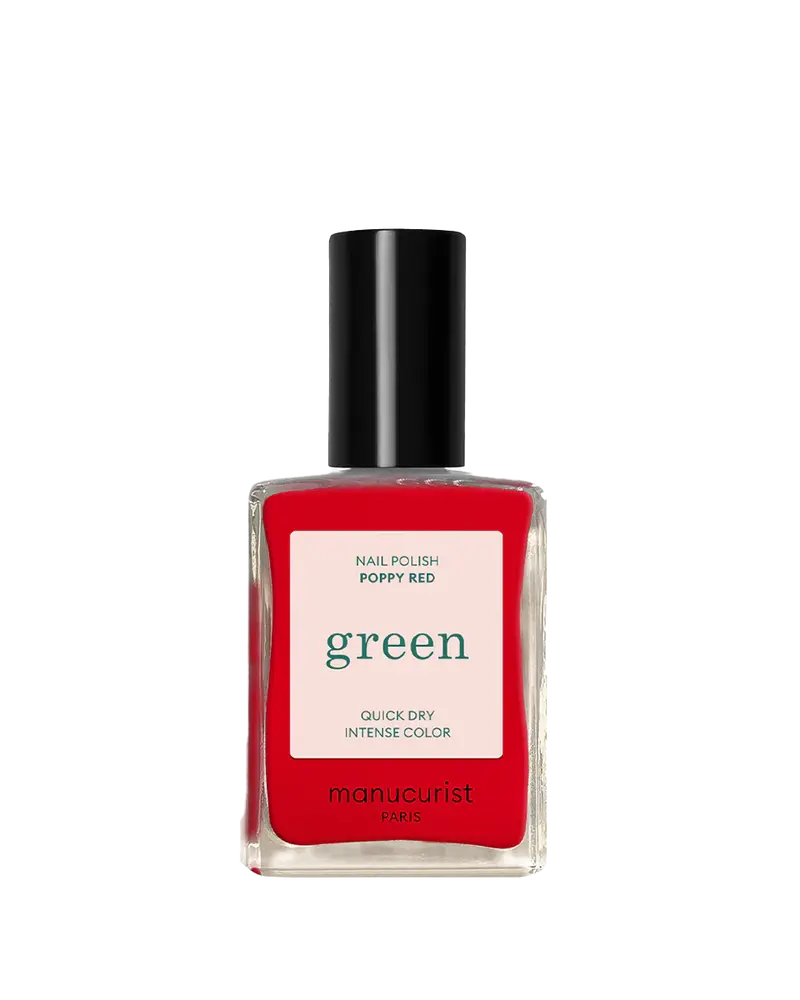 Lakier pielęgnujący do paznokci Green - Poppy red