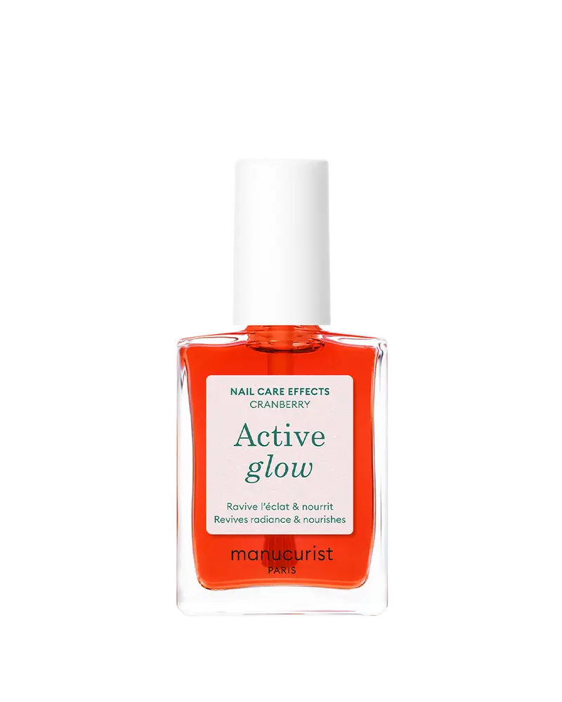 Lakier wzmacniający do paznokci ACTIVE GLOW 15 ml - Cranberry