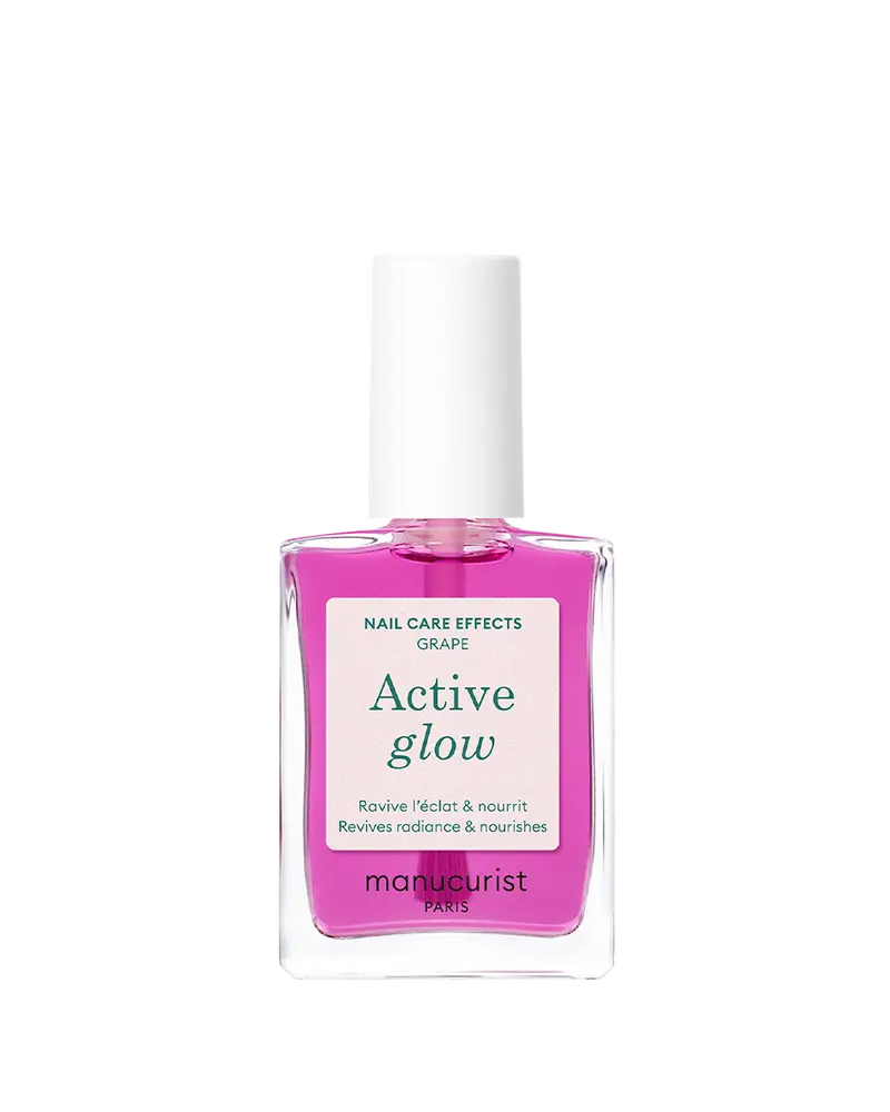 Lakier wzmacniający do paznokci ACTIVE GLOW 15 ml - Grape