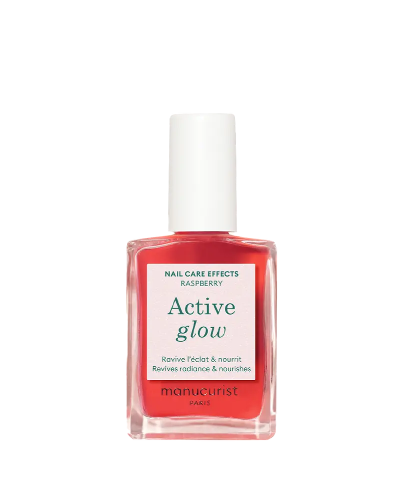 Lakier wzmacniający do paznokci ACTIVE GLOW 15 ml - Raspberry