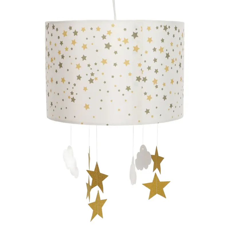 Lampa do pokoju dziecięcego CLOUD, gwiazdki, Ø 30 cm
