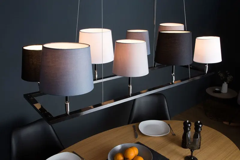 Lampa Levels III czarny szary biały / 38823 INVICTA INTERIOR