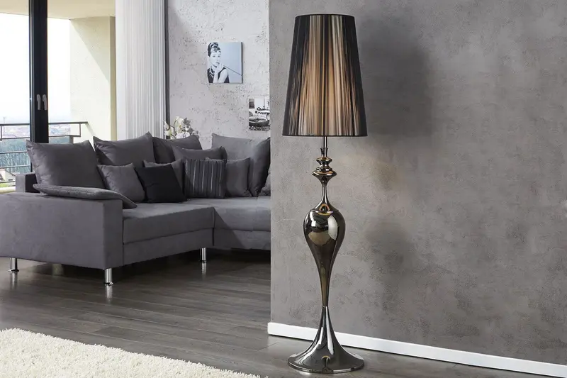 Lampa Lucie 160 cm czarna / 20512 / INVICTA INTERIOR