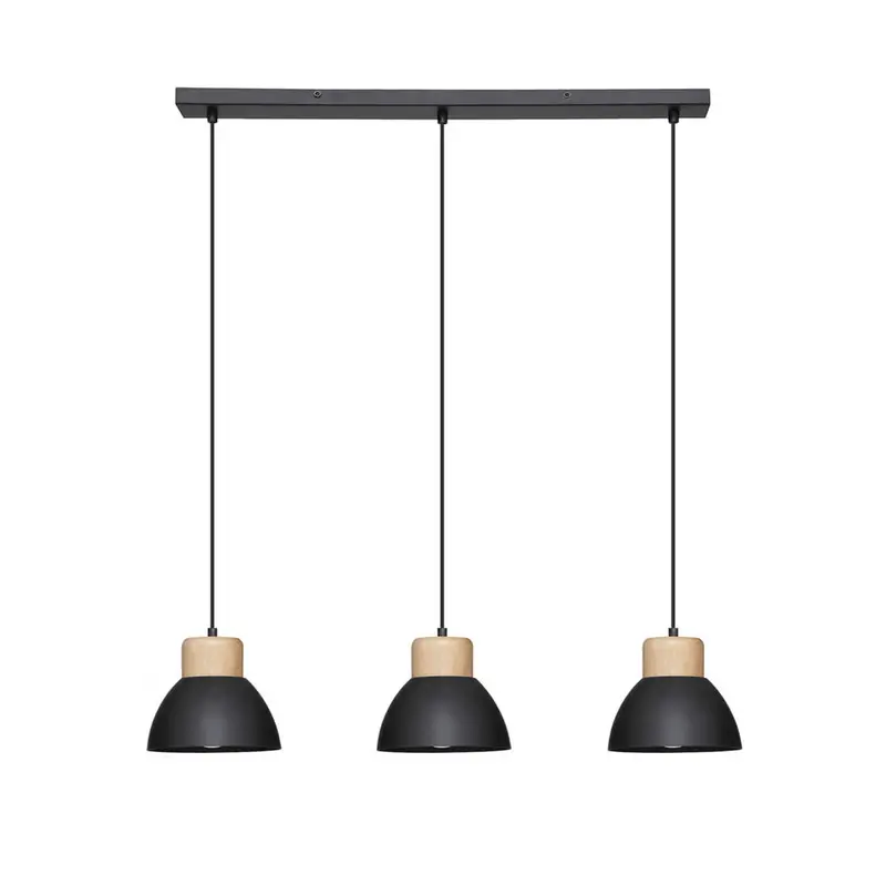 Lampa nad stół Desy, 3-punktowa, Ø 15 cm