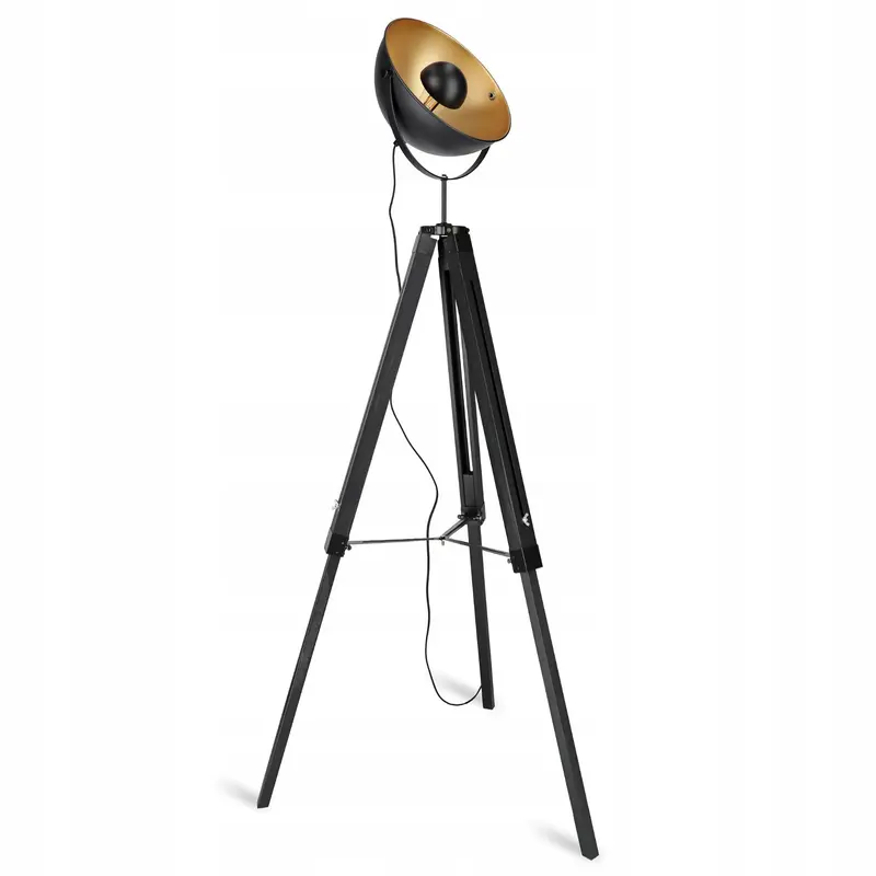 Lampa podłogowa reflektor na trójnogu w stylu retro | Reflecto