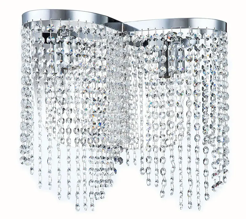 LAMPA ŚCIENNA / KINKIET KRYSZTAŁOWY TOILS CH / MY