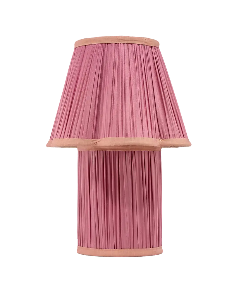 Lampa stołowa różowa Myra Silk Fuchsia