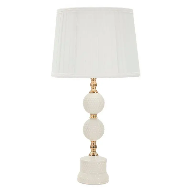 Lampa stołowa z ozdobną bazą NAPOLI, 59 cm