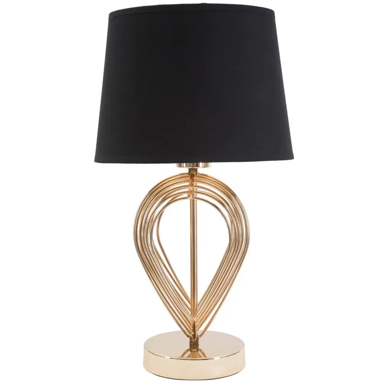 Lampa stołowa ze złotym zdobieniem MAXT