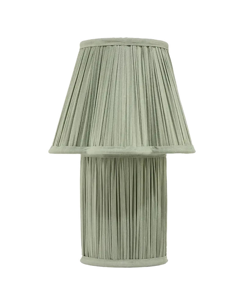 Lampa stołowa zielona Myra Silk Sage