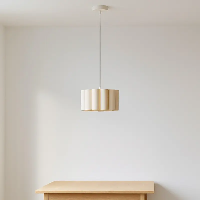 Lampa wisząca nad stół RONA chmurkowa, Ø 37 cm