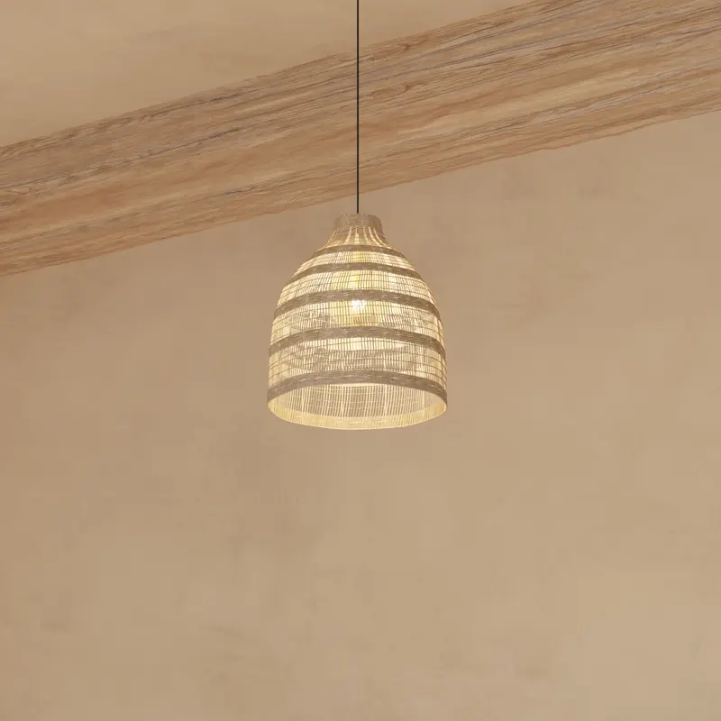 Lampa wisząca SEA VIEW, Ø 45 x 50 cm, naturalna trzcina