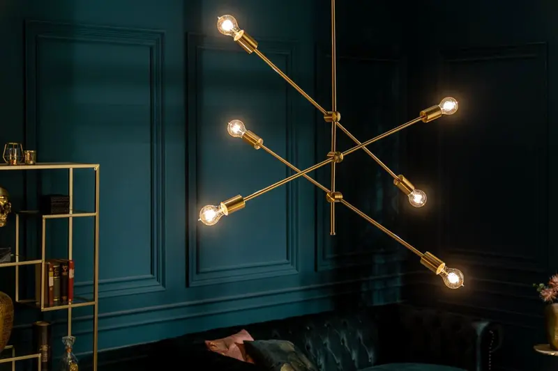 LAMPA WISZĄCA VARIATION ZŁOTA / 40772 / INVICTA INTERIOR