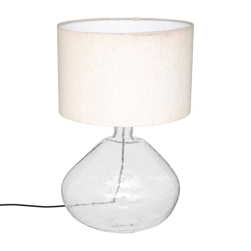 Lampa z materiałowym abażurem Melly, wys. 60 cm
