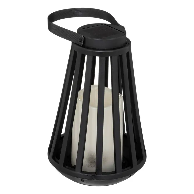 Lampion solarny Brit, efekt płomienia, wys. 21,5 cm
