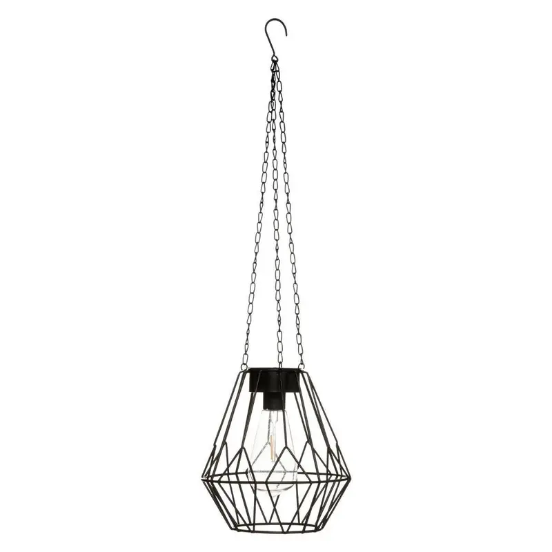Lampion solarny ogrodowy FLAVE, wys. 60 cm, wiszący