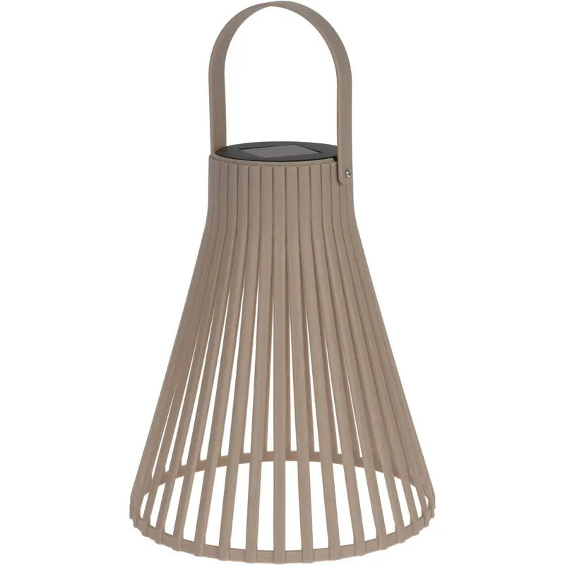 Lampion solarny, taupe, 23,5 cm