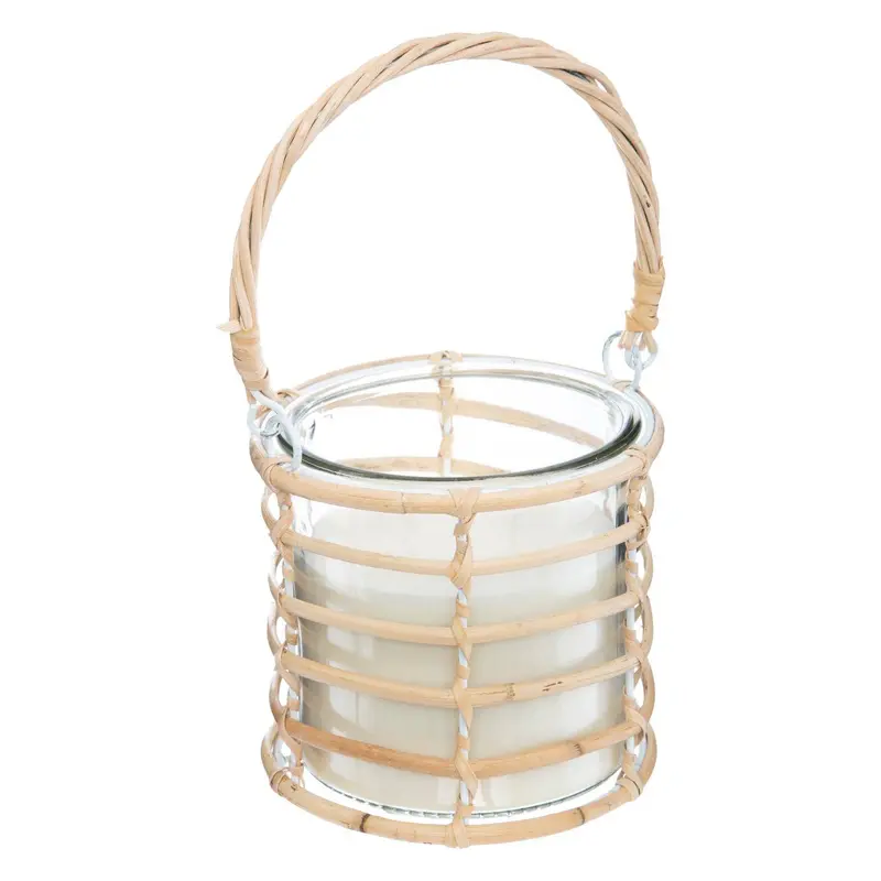 Lampion, świeca przeciw komarom, zapach trawy cytrynowej, 430 g