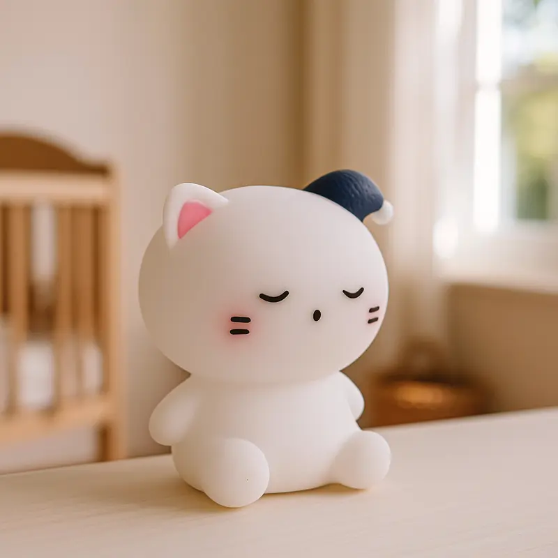 Lampka nocna kotek, wys. 10,5 cm