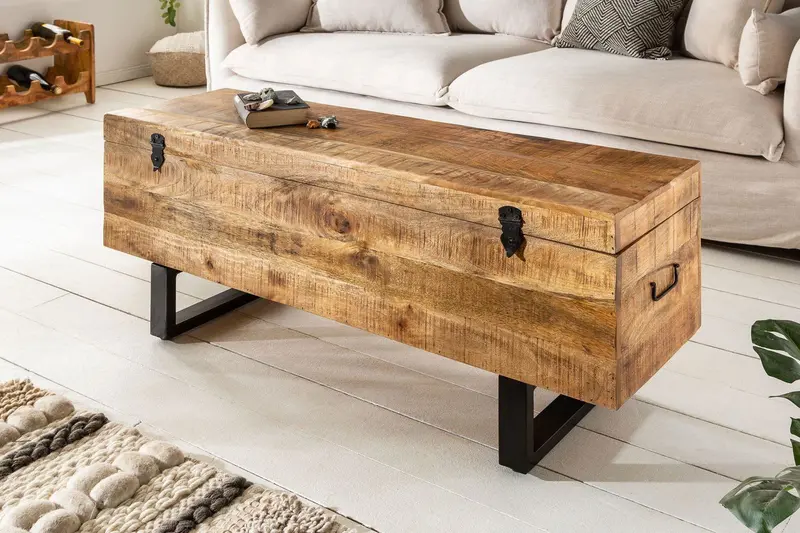 Ława / Ławka Factory Loft 115cm Mango / 39663  / INVICTA INTERIOR