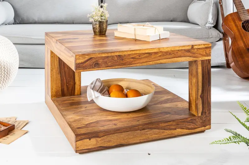 ŁAWA Z DREWNA LITEGO GIANT 60 CM / 36331 / INVICTA INTERIOR