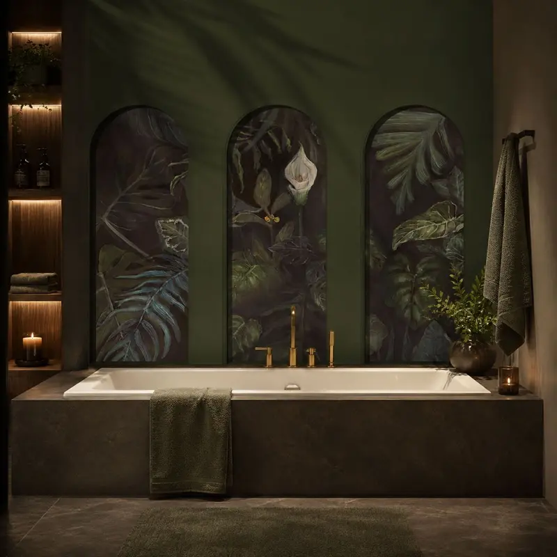 Libra Olive Calla – Tapeta na wymiar Aqua Zone