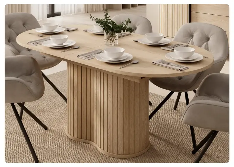 LOVI / stół rozkładany – elegancja, funkcjonalność i designerska forma