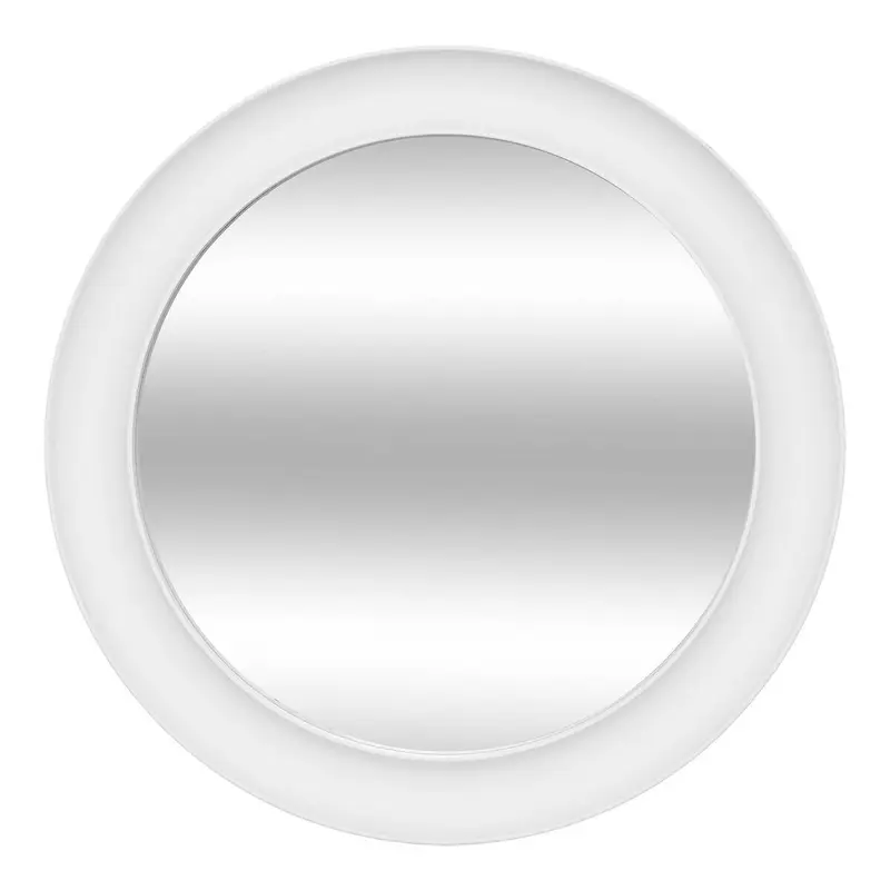 Lustro okrągłe SOLAL, biała rama, Ø 58 cm