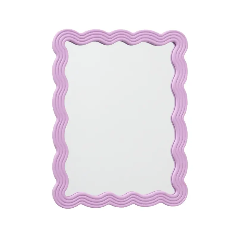 Lustro ścienne z falowaną ramą FLUCTUS, wys. 50 cm