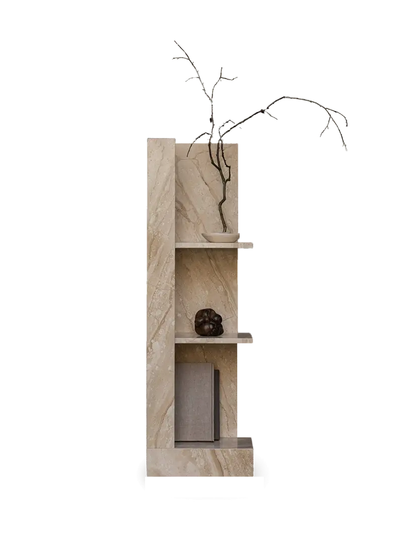 Marmurowy regał CONE Marble