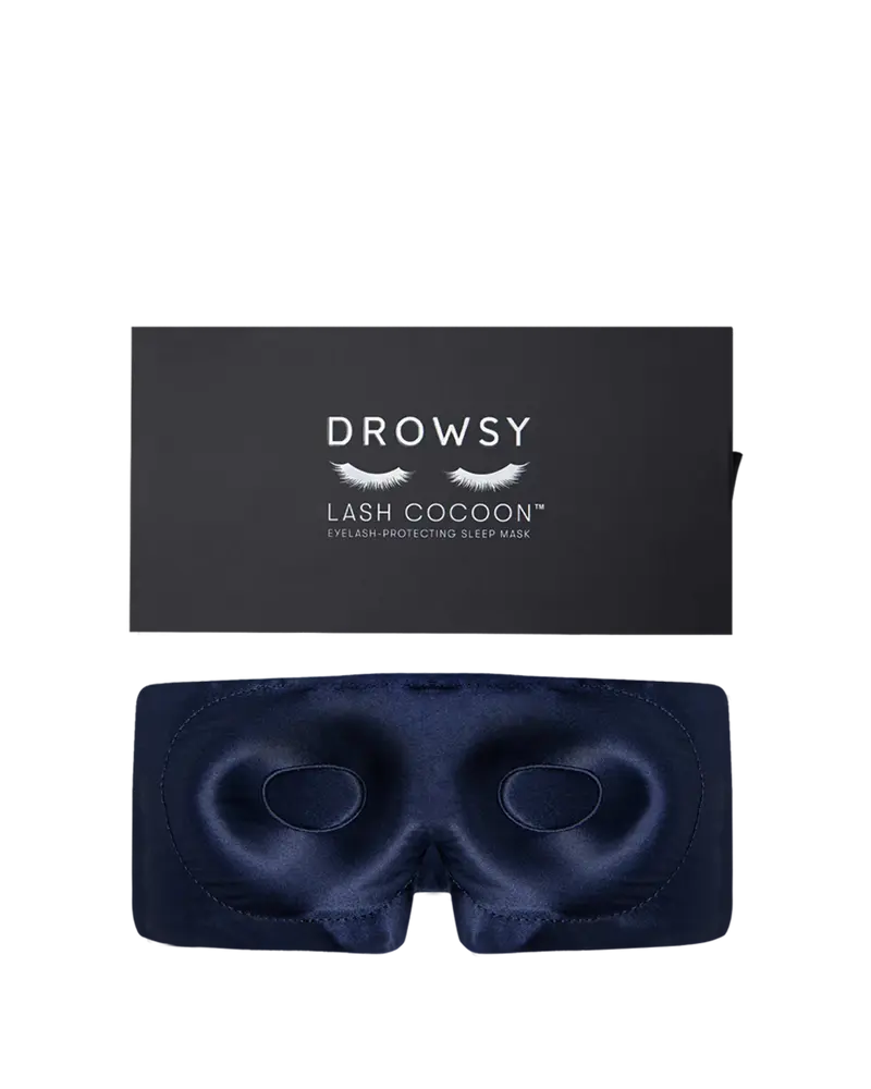 Maska do spania chroniąca rzęsy – Midnight Blue / Drowsy