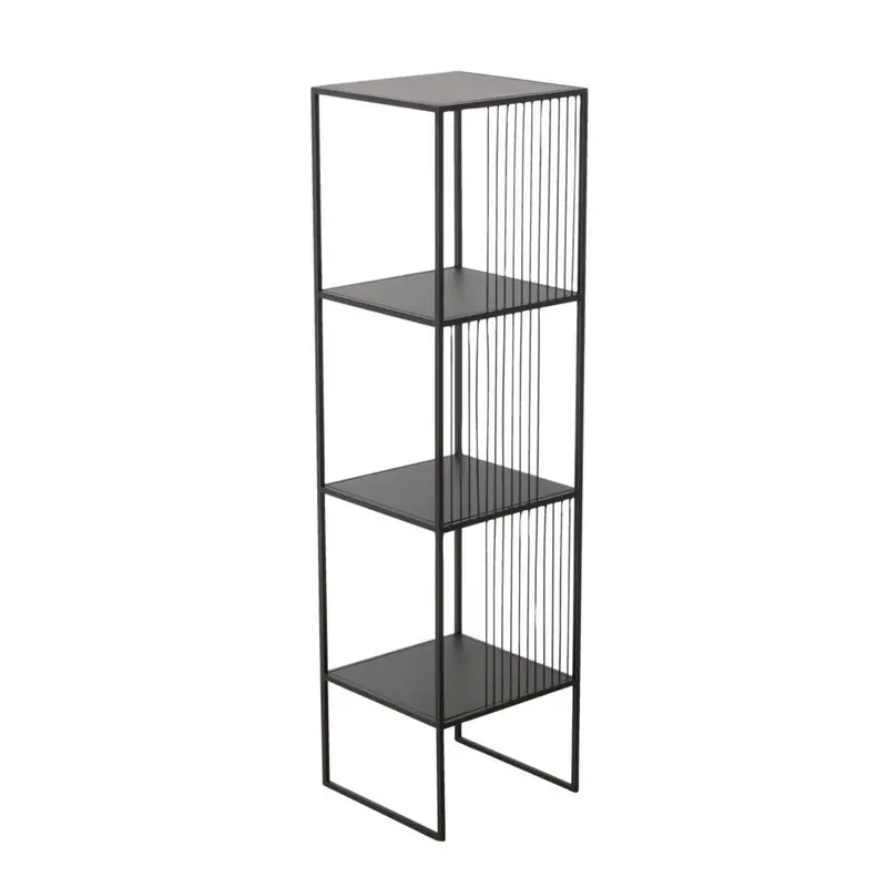 Metalowy regał Cindy, 4 półki, 115 x 30 cm