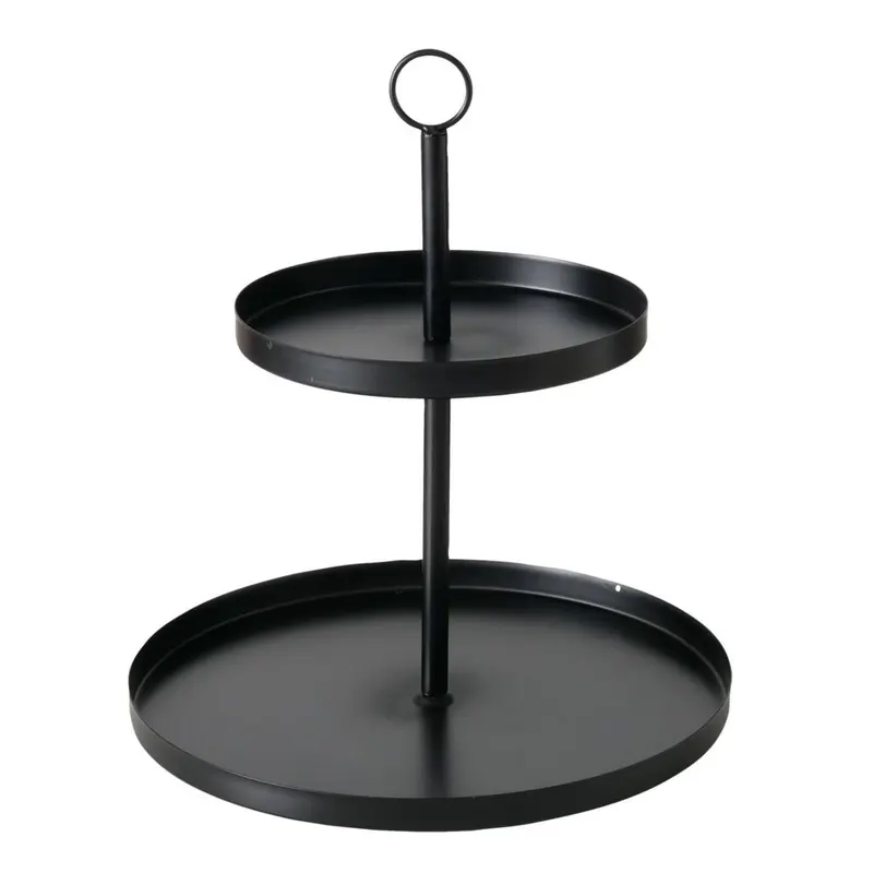 Metalowy stojak Samina, patera, Ø 30 cm
