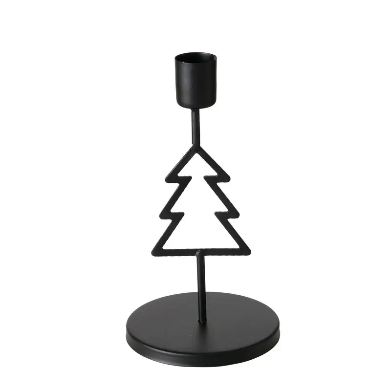 Metalowy świecznik na pojedynczą świecę NORGA, wys. 17 cm