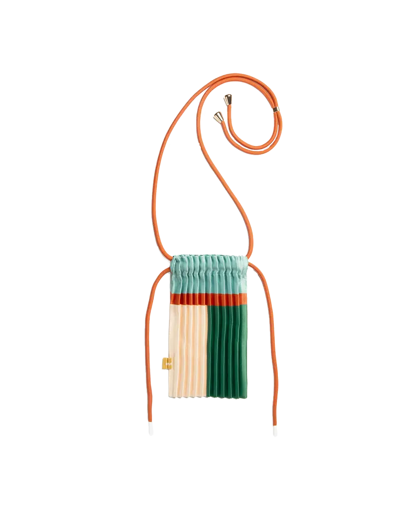 Mini torba plisowana EMERALD 20 x 20 cm