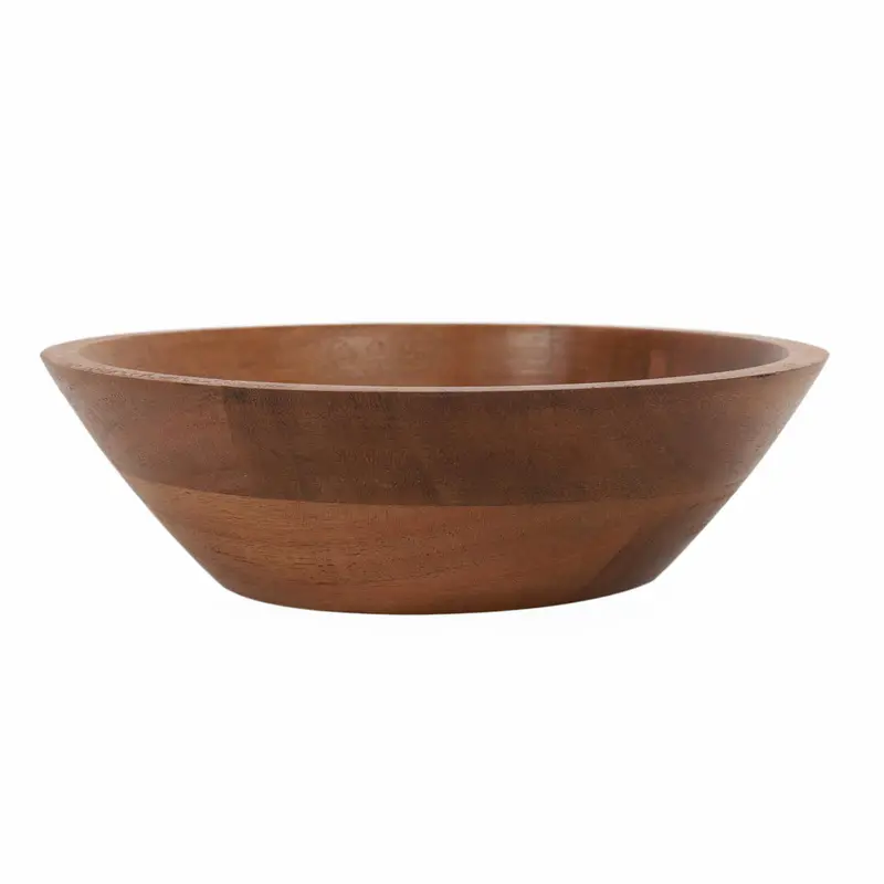 Miska drewniana na sałatki, owoce, akacja, Ø 18 cm