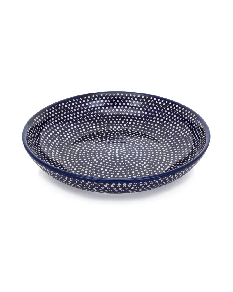 Miska na sałatki Salaterka granatowa 30 cm 70MI w kropki