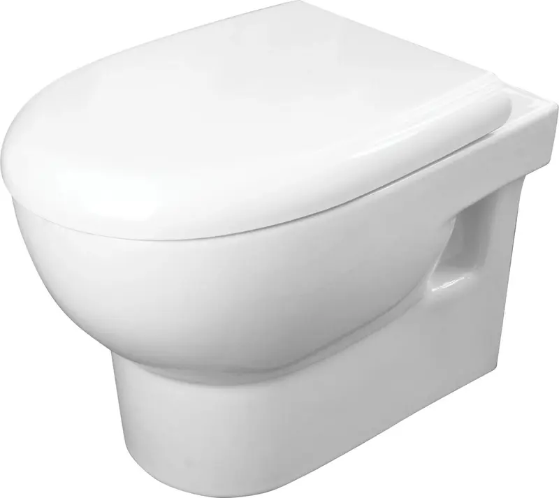 Miska WC z deską bezkołnierzowa Avis Biały