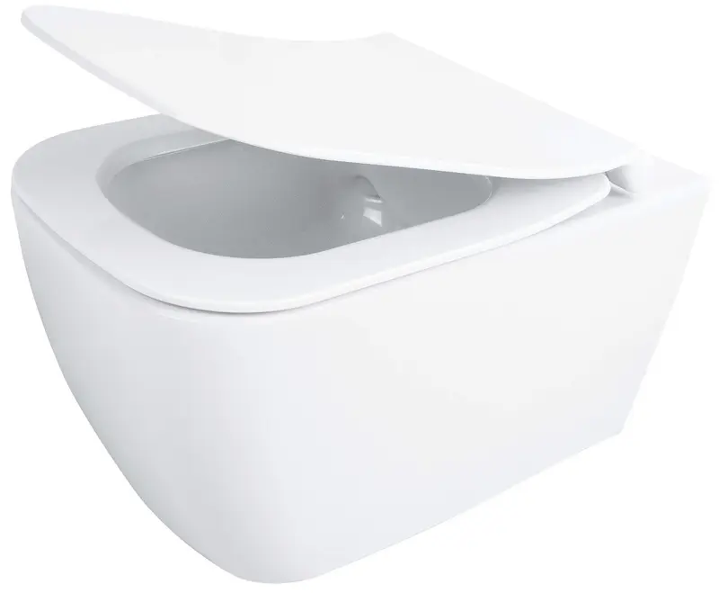 Miska WC z deską bezkołnierzowa Hiacynt New Biały